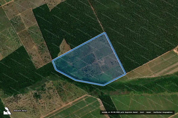 Imagem de satélite de FAZENDA SANTA MARIA - LOTE 2 em Nova Lacerda - MT