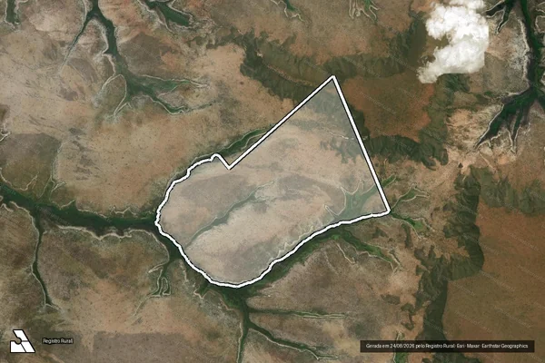 Imagem de satélite de Lote nº 12 do Loteamento Denominado Ponte Alta - Gleba 20 - 3ª Etapa - 001 em Mateiros - TO