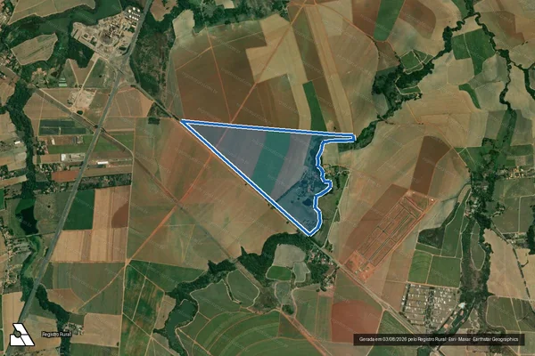 Imagem de satélite de Fazenda Pinheirinho I - PARTE 1 em Rio das Pedras - SP