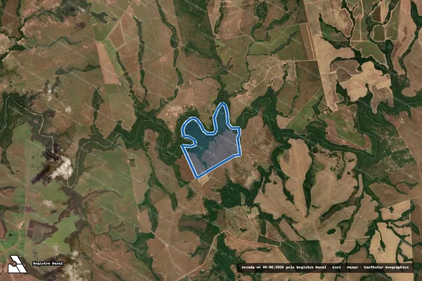 Imagem de satélite de Fazenda Água Ligeira - Parte 2 em Paranatinga - MT