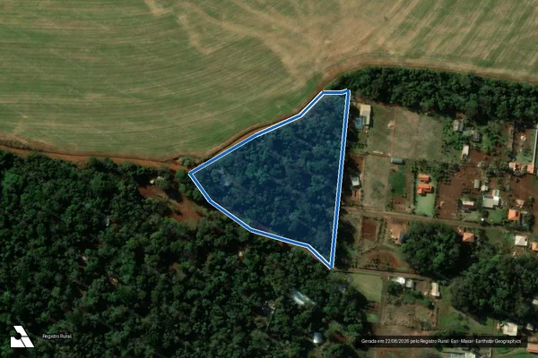 Imagem de satélite de Lote Rural nº 27-C-8, do imóvel Gleba Rio Cascavel ? 2ª Parte (da Fazenda Andrada) - Lote Rural nº 27-C-8-B do imóvel Gleba Rio Cascavel ? 2ª Parte (da Fazenda Andrada) em Cascavel - PR