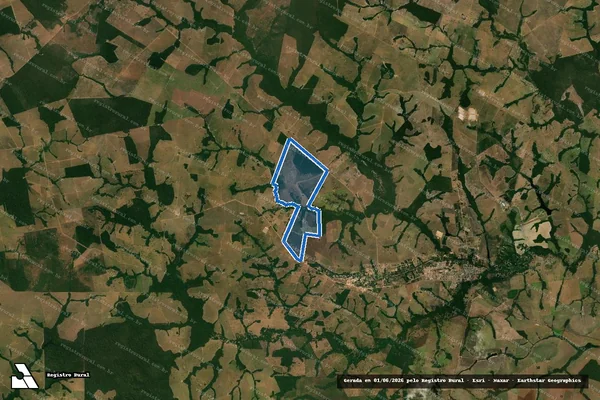 Imagem de satélite de FAZENDA IRIS III - 001 em Nova Marilândia - MT