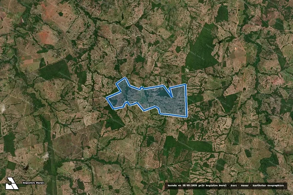 Imagem de satélite de FAZENDA BRASIL - 01 em Novo Brasil - GO