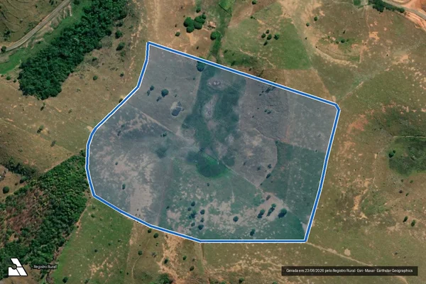 Imagem de satélite de FAZENDA ITAUNA - FZ ITAUNA em Tumiritinga - MG