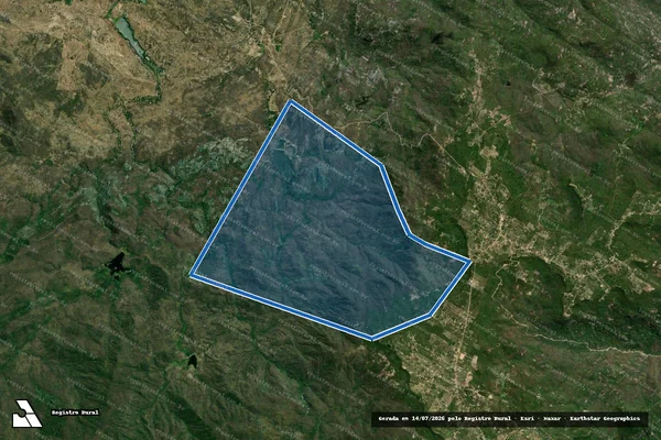 Imagem de satélite de FAZENDA CRISPIM - Parte 1 em Triunfo Potiguar - RN