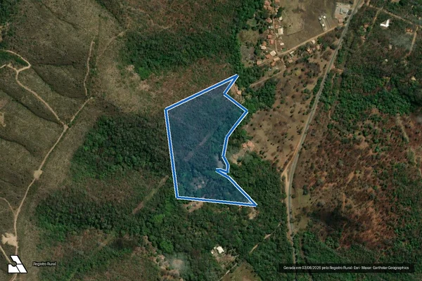 Imagem de satélite de Fazenda da Colônia - Gleba 1 em Jaboticatubas - MG