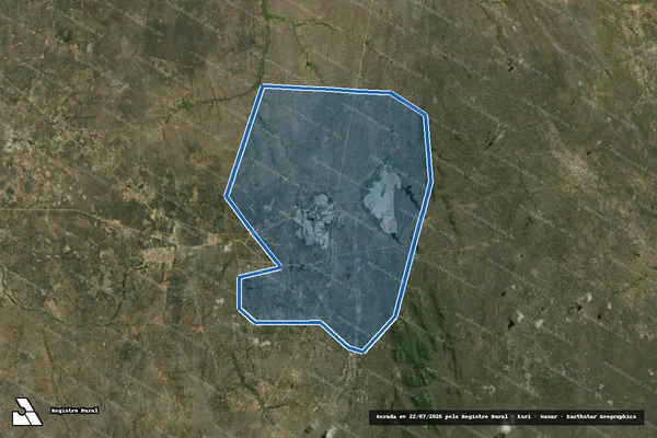 Imagem de satélite de Fazenda Caraíba - Parte 1 em Jaguarari - BA