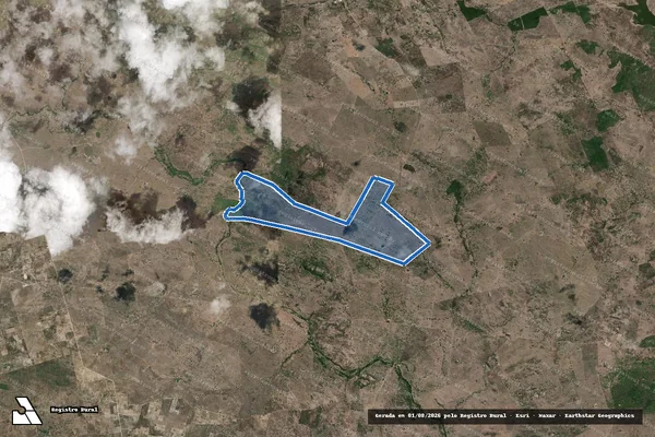 Imagem de satélite de FAZENDA RIBEIRA - Parte 1 em Ipirá - BA
