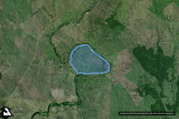 Imagem de satélite de FAZENDA RIO COLÔNIA - Parte 1 em Itaju do Colônia - BA