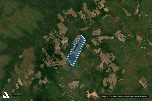 Imagem de satélite de LOTE 365, SETOR TENENTE MARQUES, GLEBA IQUÊ - Parte 1 em Vilhena - RO