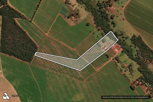 Imagem de satélite de Fazenda Santa Rita - Parte 1 em Vianópolis - GO