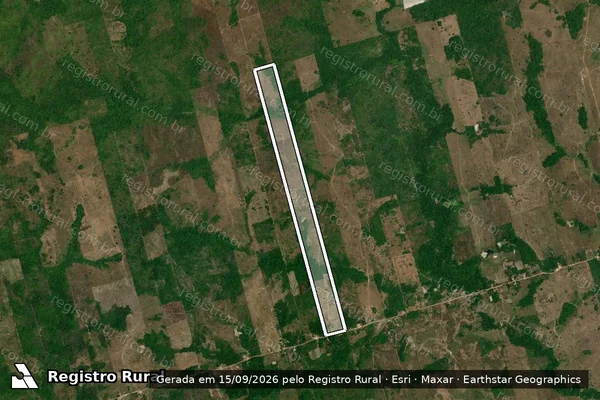Imagem de satélite de CHACARA FÉ EM DEUS - P.A. ALTO TURI I