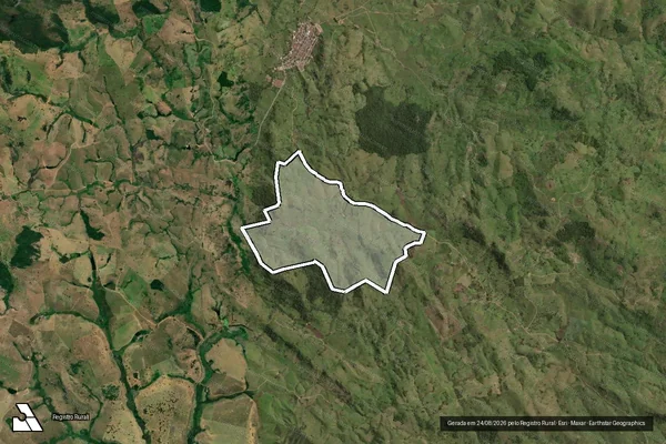 Imagem de satélite de FAZENDA REUNIDAS ESTRELA DO ORIENTE - Gleba 02 em Vereda - BA