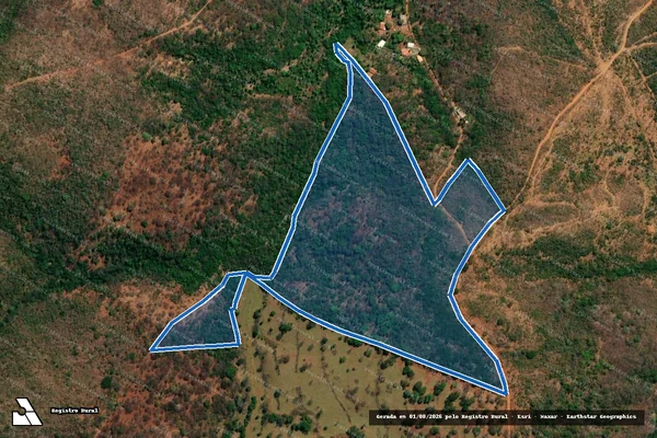 Imagem de satélite de Fazenda Mato Seco ou Agua Suja - Agua Suja em Santana do Riacho - MG