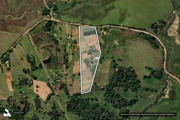 Imagem de satélite de Sem denominação - Parte 1 em Santa Maria - RS