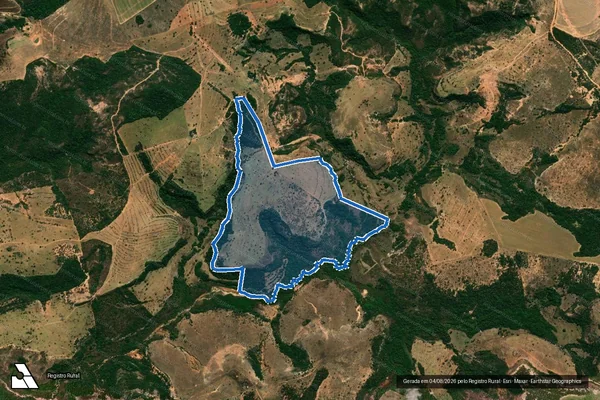 Imagem de satélite de FAZENDA RIO VERDE, L.D. ÁGUA LIMPA - Parcela 1 em Mineiros - GO