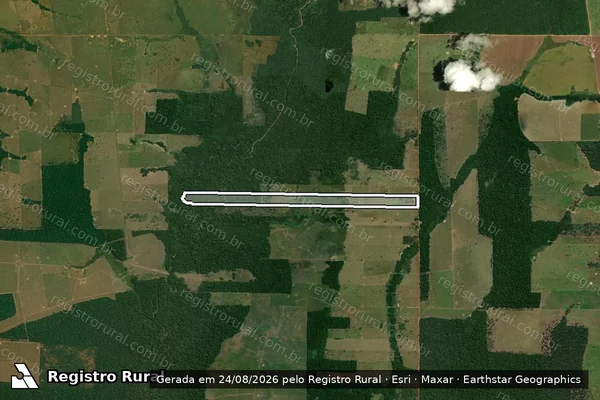 Imagem de satélite de LOTE 176 - GLEBA MASSACO / 001