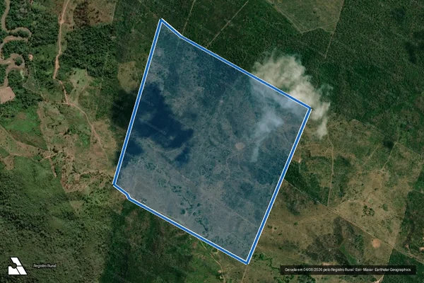 Imagem de satélite de Fazenda Ouro Verde / Parte 1