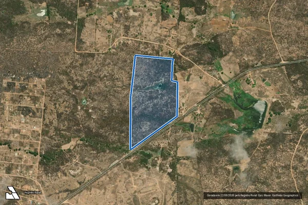 Imagem de satélite de SÍTIO SÃO MATEUS - Parte 1 em Santa Teresinha - PB