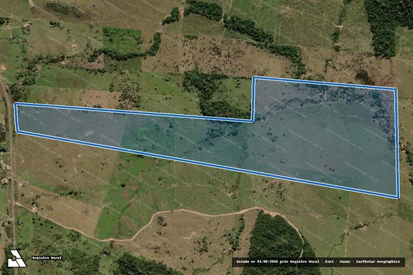 Imagem de satélite de Lote 17 da Gleba 42 do Projeto de Assentamento Dirigido Burareiro - LOTE 17 DA GLEBA 42 em Monte Negro - RO