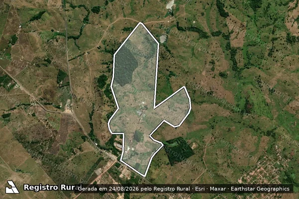 Imagem de satélite de CHACARA RAYSA - Parte 1 em São Geraldo do Araguaia - PA