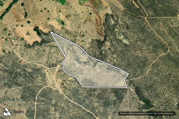 Imagem de satélite de Sitio Santa Cruz - Parcela 1 em Piancó - PB