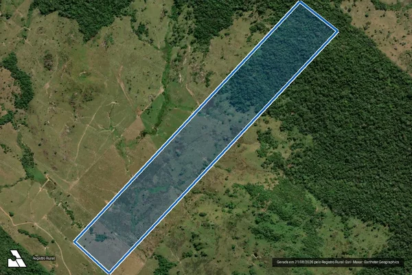 Imagem de satélite de LOTE 25-A GLEBA 21 SETOR ESPIGÃO D?OESTE - LOTE 25-A1 GLEBA 21 SETOR ESPIGÃO D?OESTE em Cacoal - RO