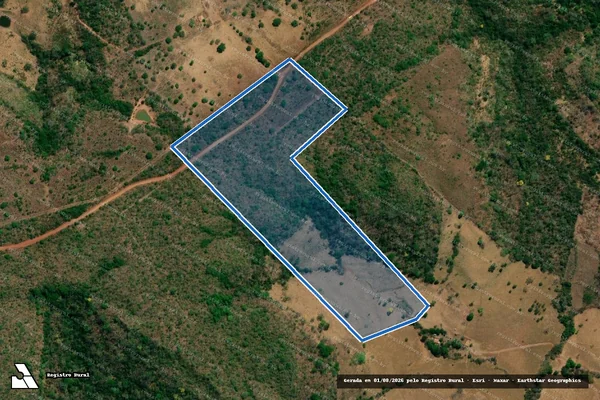 Imagem de satélite de LOTE 32 DO LOTEAMENTO PONTE ALTA GLEBA 2 - 1ª ETAPA - Gleba LOTE_32C em Ponte Alta do Tocantins - TO