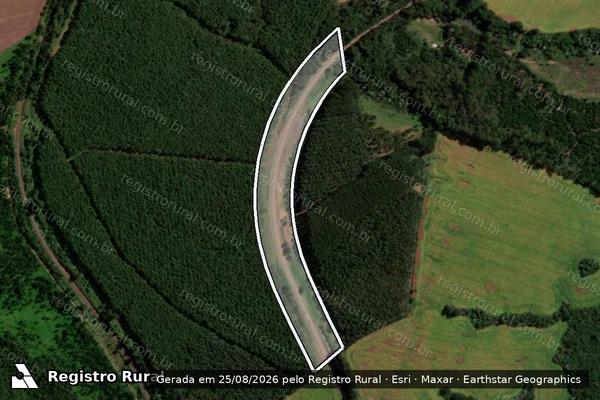 Imagem de satélite de SITIO KOWALSKI - Parte 4 em Faxinal - PR