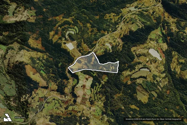 Imagem de satélite de FAZENDA LAGOINHA - NEREU CORREQA DE SOUZA JUNIO em São Joaquim - SC