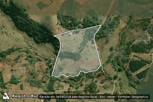 Imagem de satélite de FAZENDA BOA VISTA - PARTE 2 em Botucatu - SP
