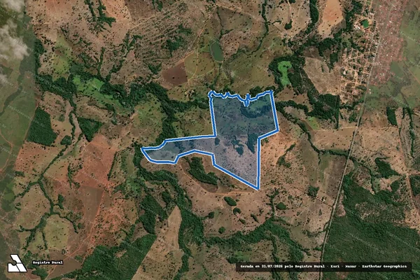 Imagem de satélite de FAZENDA SOM DO BERRANTE II - Parte 1 em Montividiu do Norte - GO