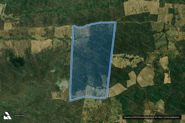 Imagem de satélite de Sitio Olho Dagua Do Frade  - Parte 1 em Nazarezinho - PB