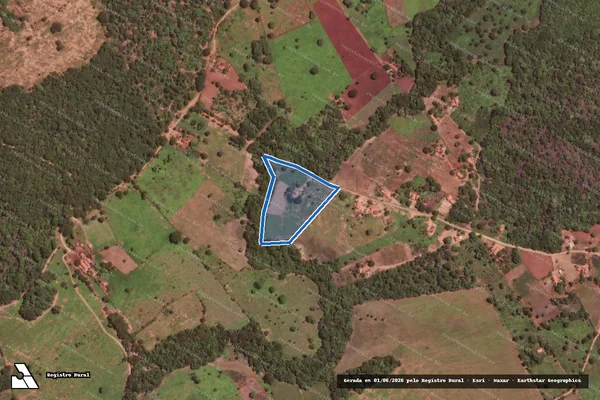 Imagem de satélite de Fazenda Canoas - Fazenda Canoas - Gleba 01 em Ubaí - MG