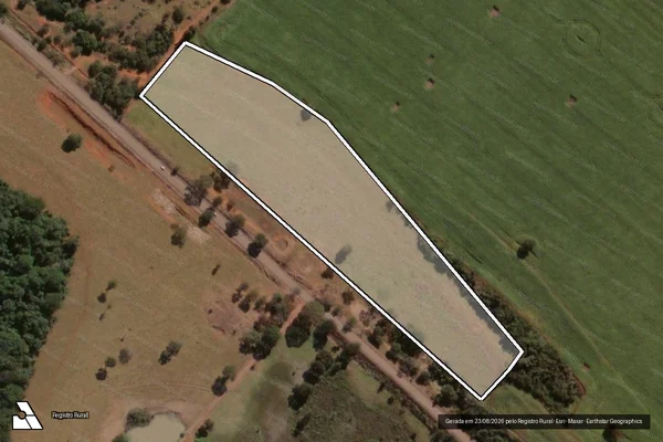 Imagem de satélite de FAZENDA SERRANO, GLEBA ANTÔNIO LUIZ - Gleba 02 em Cezarina - GO