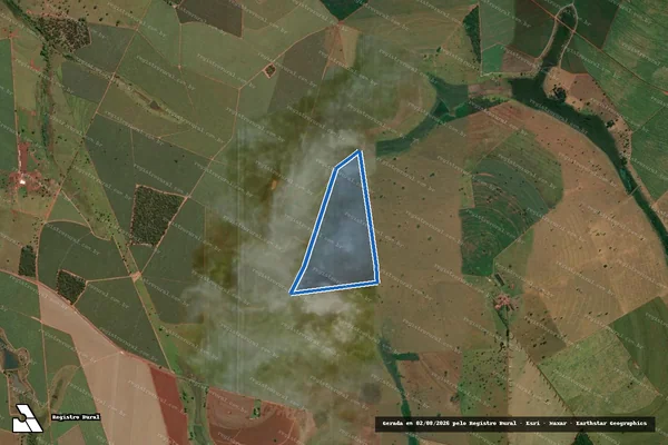 Imagem de satélite de Fazenda Novo Horizonte - Parcela 1 em Limeira do Oeste - MG