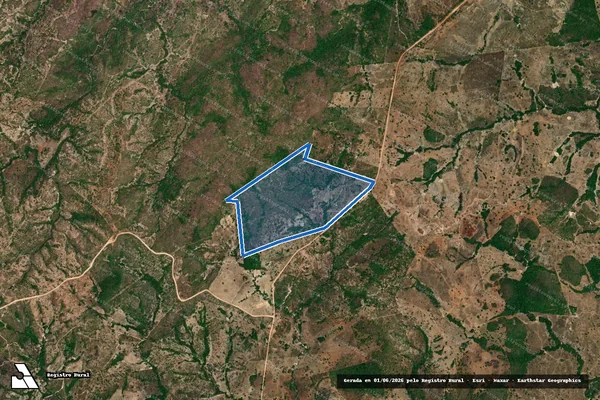 Imagem de satélite de FAZENDA LAGENS - Parte 1 em Crixás - GO