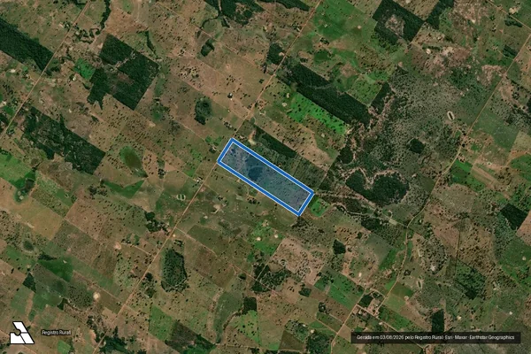 Imagem de satélite de P.A SADIA VALE VERDE-LOTE Nº 302 / P.A SADIA VALE VERDE-LOTE Nº 302