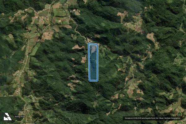 Imagem de satélite de SÍTIO DONA ZILDA - SÍTIO DONA ZILDA - GLEBA A em Major Gercino - SC