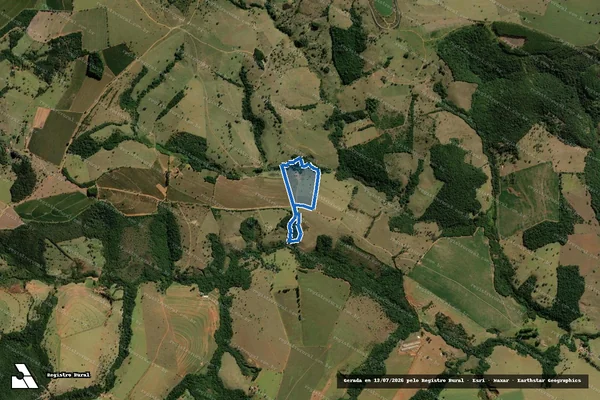Imagem de satélite de FAZENDA MORRO DA MESA - 001 em Ibiá - MG