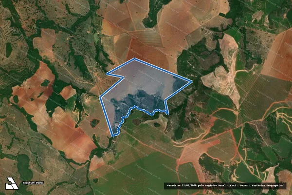 Imagem de satélite de Fazenda São José - Parte 1 em Bom Jardim de Goiás - GO