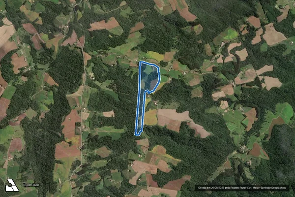 Imagem de satélite de Lote 09 - MT01 - Lote 09 - MT01 em Santa Terezinha - SC