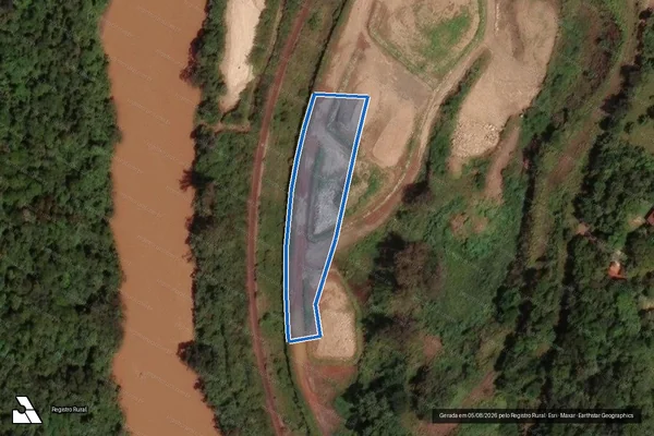 Imagem de satélite de Estação de Alberto Flores - Parte 1 em Brumadinho - MG