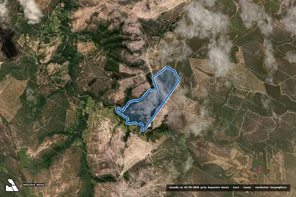Imagem de satélite de FAZENDA TAQUARIL - Parcela 1 em Curvelo - MG