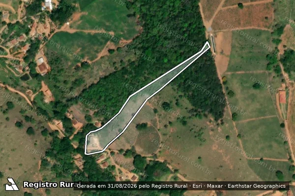 Imagem de satélite de Córrego do Batata / Parte 1
