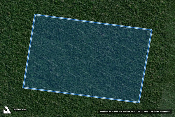 Imagem de satélite de GLEBA SÃO BENEDITO - FAZENDA FUNDÃO - Lote 06/C em Rondolândia - MT