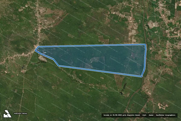 Imagem de satélite de Fazenda Bebedouro - Parte 1 em Caxias - MA