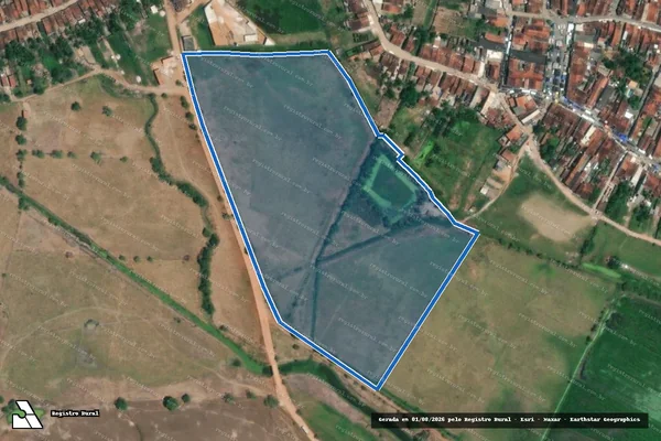 Imagem de satélite de Lote 500 ? Quadra 72 - Parte 1 em Igreja Nova - AL