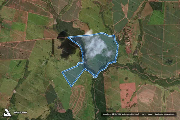 Imagem de satélite de Fazenda Sidney - PARCELA 4 em Pontalinda - SP