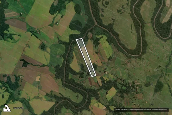 Imagem de satélite de PA Fazenda Santa Helena - Lote 79A - Lote 16A em São Miguel das Missões - RS